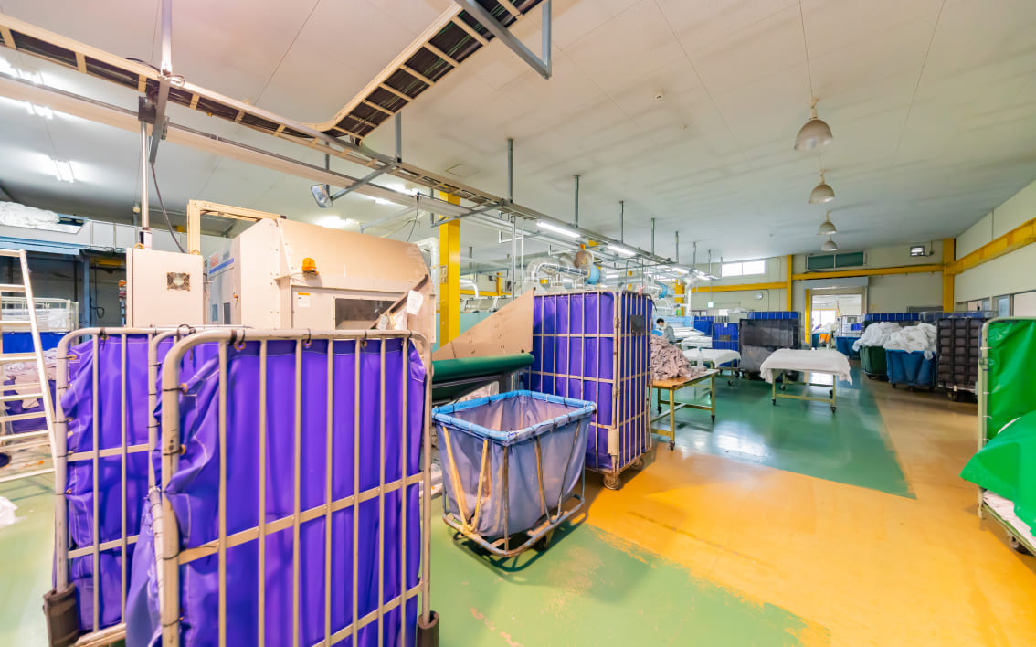 クリーニングチームの写真