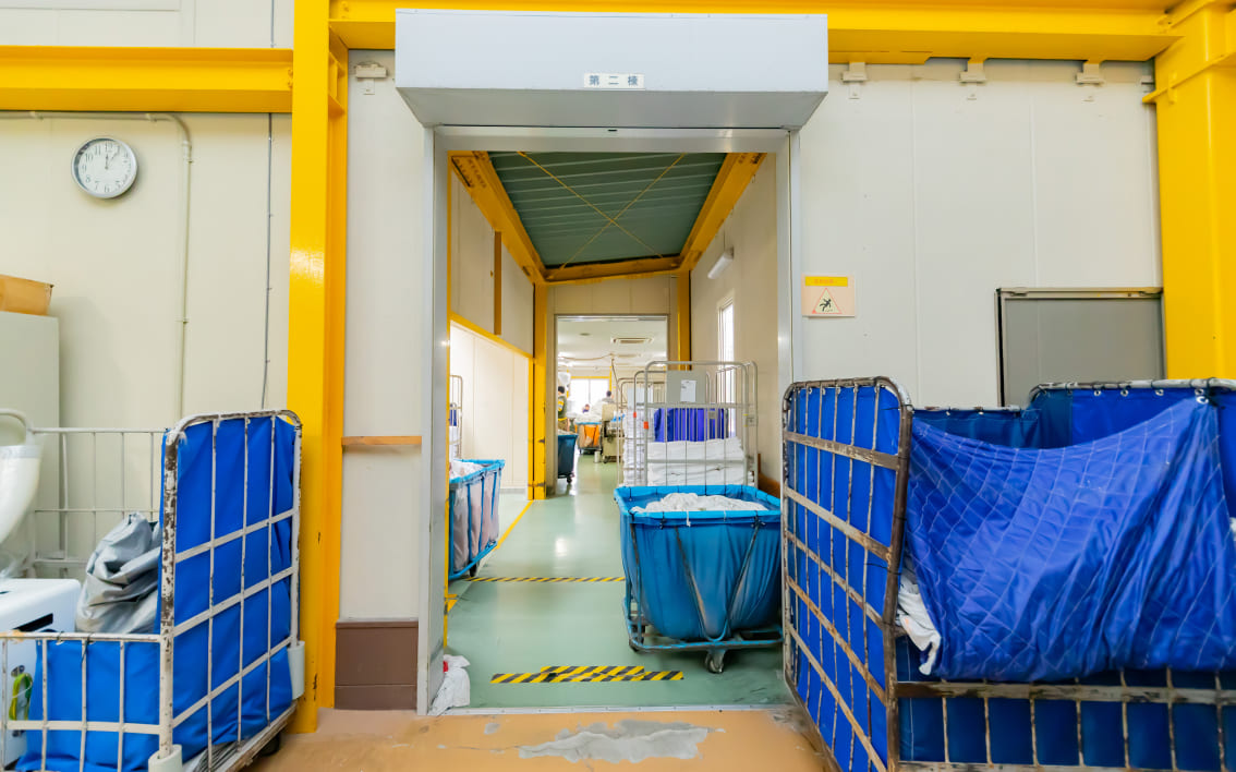 作業場（鉄道チーム・タオルチーム）の写真