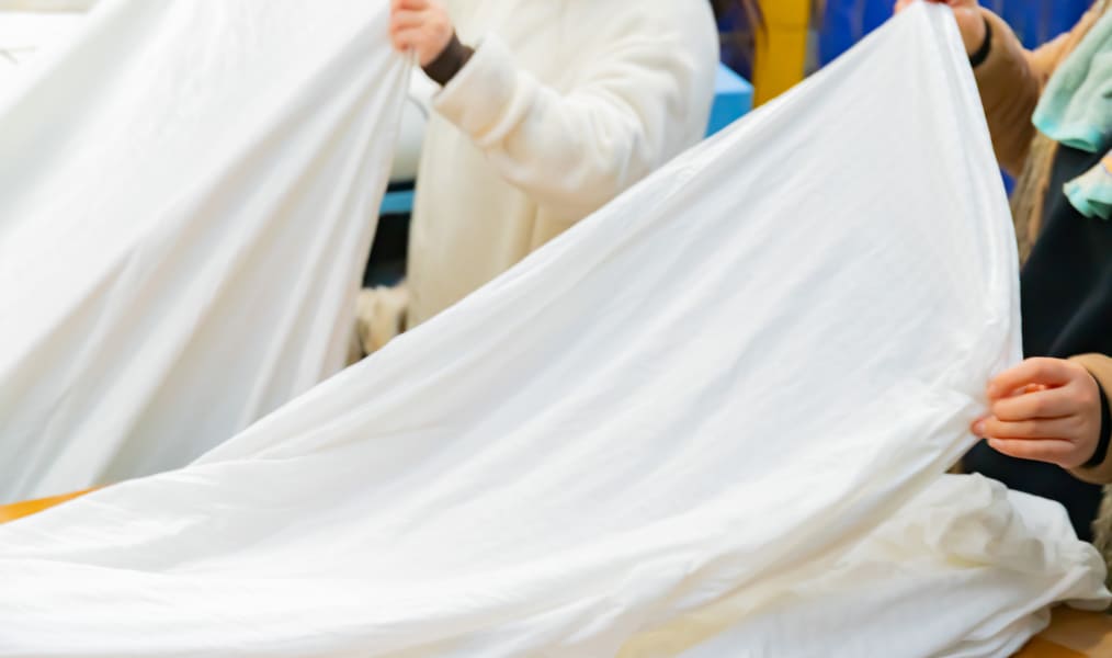 作業している様子の写真